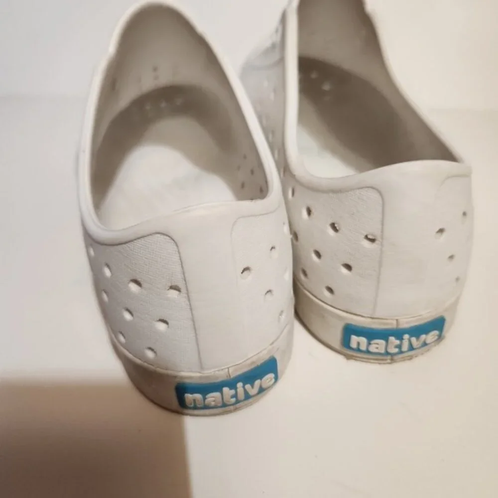 Native Shoes Jefferson White‎ Rubber Water Shoes Kids Size J3